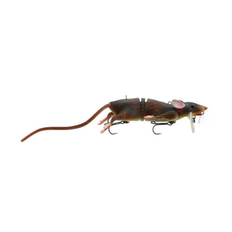Savage Gear 11.75 3D Rad Rat|BLACK|BROWN|GREY|WHITE|11-3/4″