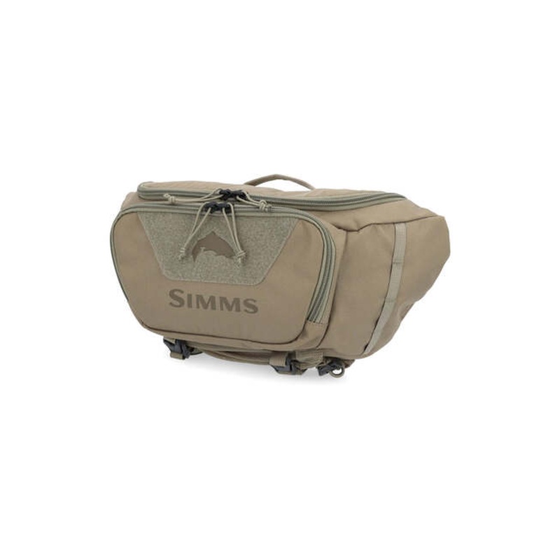 Simms Tributary Hip Pack|Basalt|Tan|Woodland Camo