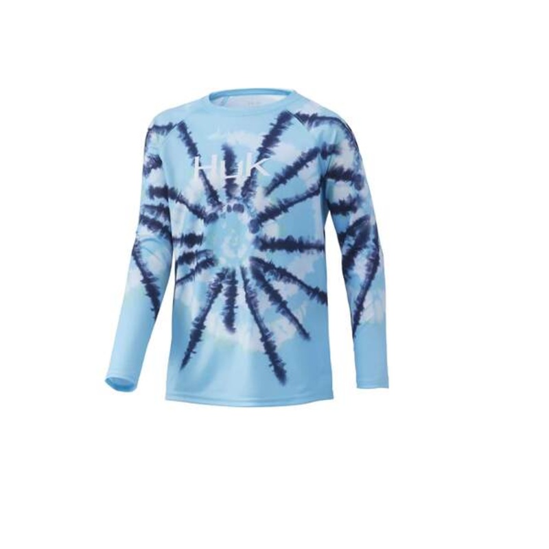 Youth Spiral Dye Longsleeve|BALTIC SEA|DEEP OCEAN BLUE|EXTRA LARGE|XXL|SMALL|MEDIUM|LARGE|XXXL