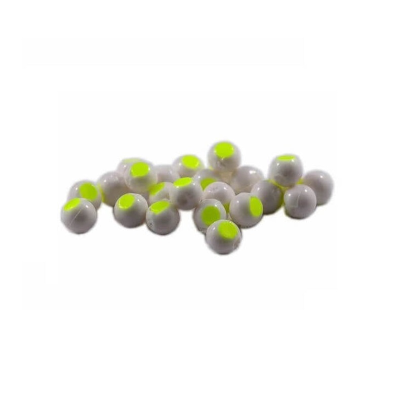 Glow Embryo Soft Beads|8MM|10MM|WHITE/GLO CHART DOT|WHITE/GLO PEACH DOT|WHT/GLO HOT PNK DOT