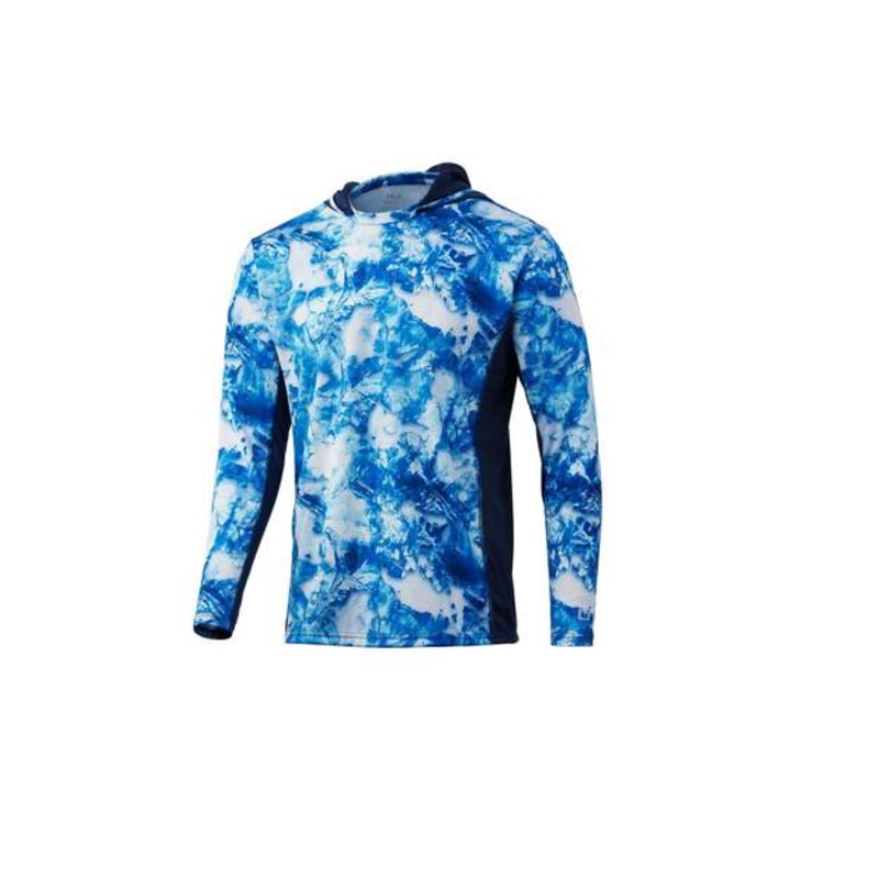 Huk Icon X Mossy Oak Hoodie|MO BLUE SHARK|MO DRIFT|MO EVENFLOW|MO LIGHTNING|MEDIUM|LARGE|EXTRA LARGE|XXL|XXXL