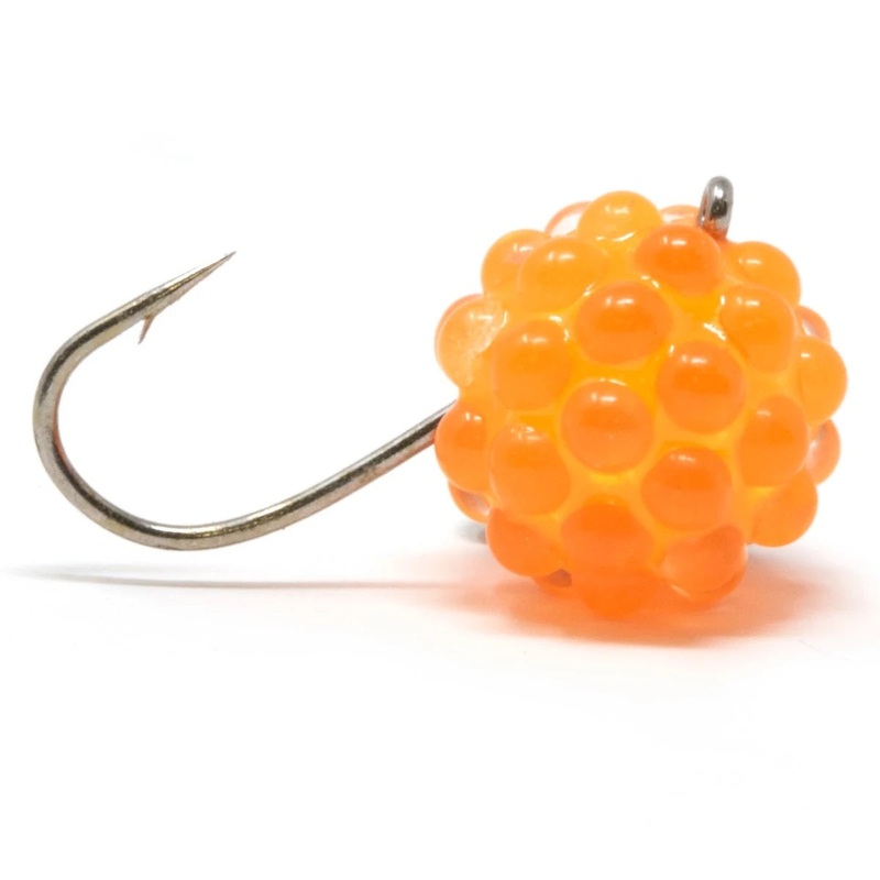 Caviar Drop Jig|CHARTREUSE GLOW|ORANGE GLOW|PINK GLOW|WHITE GLOW|1/10 OZ