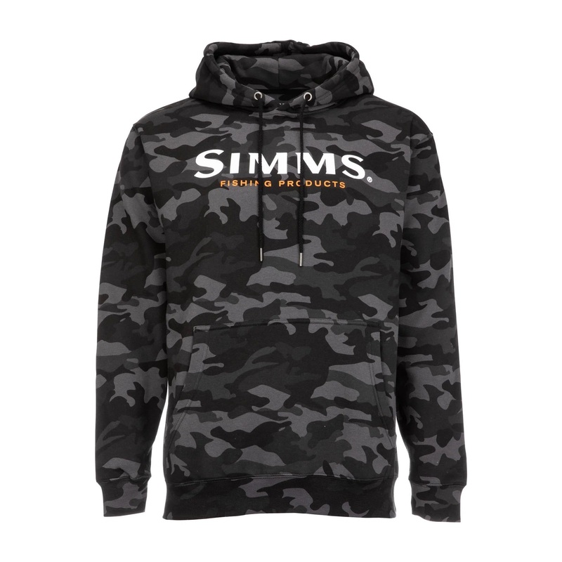 Simms Men’s Logo Hoody|NEON|WOODLAND CAMO|WOODLAND CAMO CARBON|CHARCOAL HEATHER|MEDIUM|LARGE|EXTRA LARGE|XXL