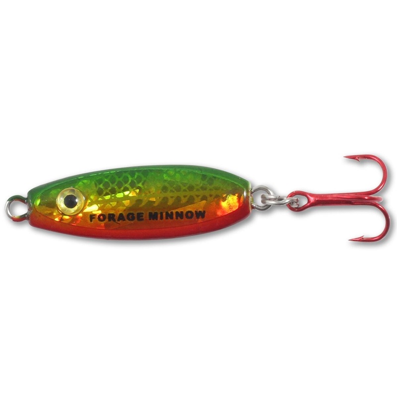 Northland Forage Minnow Spoon|1/8 OZ|Golden Perch|Purple Wonder|Silver Shiner|Super Glow Chub|Super Glow Perch|Super Glow Rainbow|Super Glow Red Fish