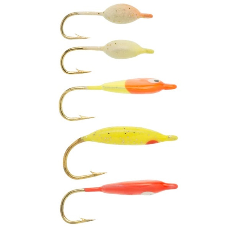 Celsius Ice Jigs 5 Pack Lures|GLOW ASSORT|MOON GLITTER|MOON GLOW