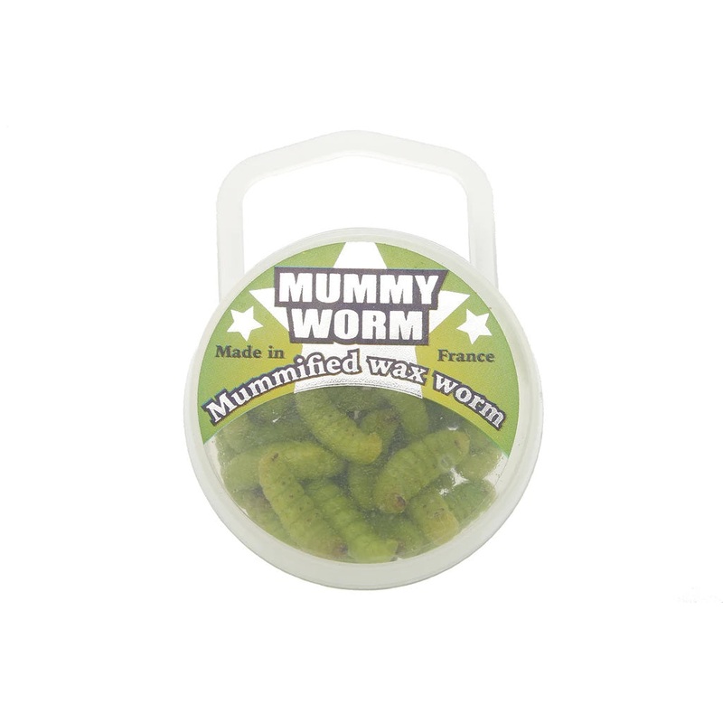 Euro Tackle Mummy Worm|Chartreuse|Black|Brown|Natural|Orange|Pink|Red|Yellow