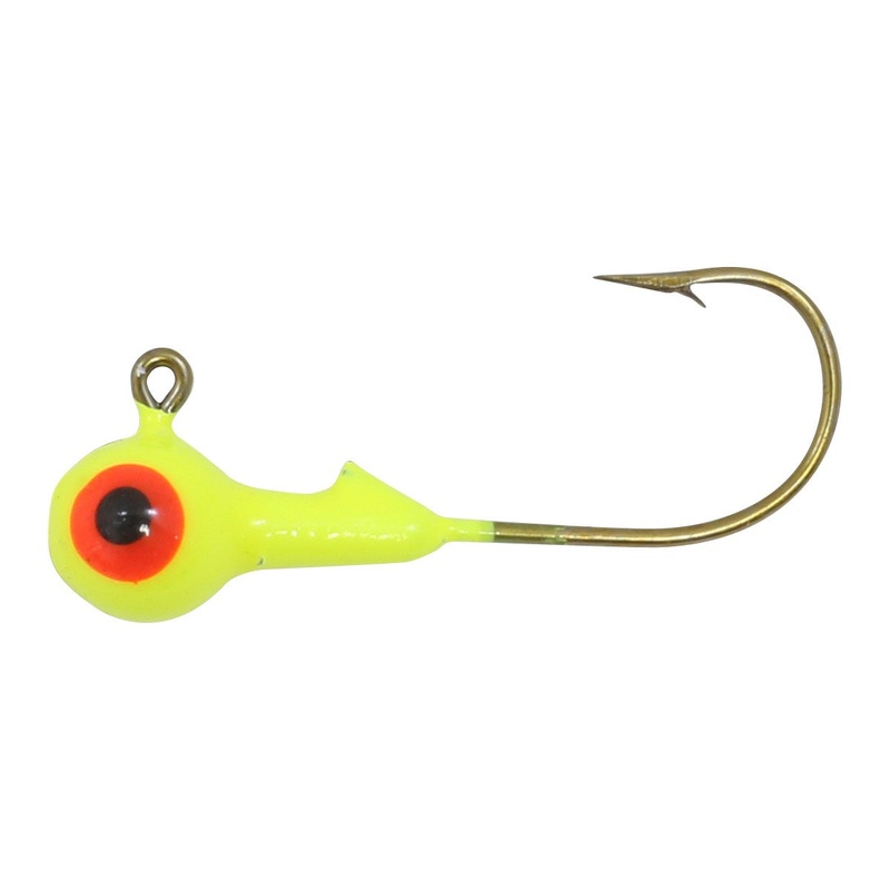 Northland Sink’N Jigs 12 Pack|CHARTREUSE|ORANGE|BLACK|3/8 OZ
