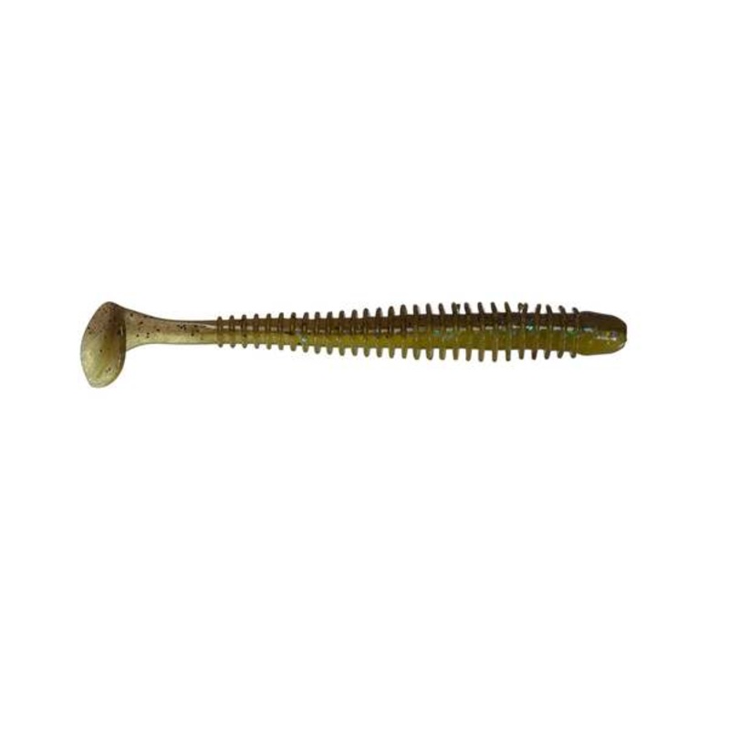 Keitech Swing Impact|4.5″|4|3.5″|3″|2.5″|2″|Electric Bluegill|Rainbow Shad|Green Pumpkin PP|French Pearl|Sight Flash