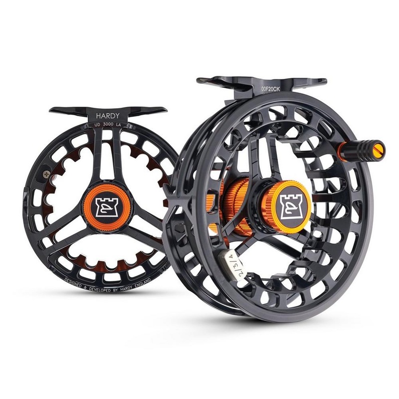 Hardy Ultradisc ULDA Fly Reel|HREUDBL170|BLACK/ORANGE