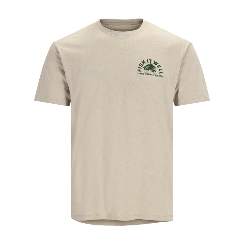 Simms Bass Tombstone T-Shirt|KHAKI HEATHER|NAVY HEATHER|MEDIUM|LARGE|EXTRA LARGE|XXL