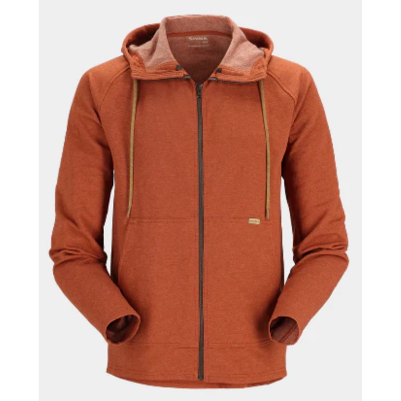 Vermilion Full-Zip Hoody|BLACK HEATHER|CLAY HEATHER|MEDIUM|LARGE|EXTRA LARGE|XXL