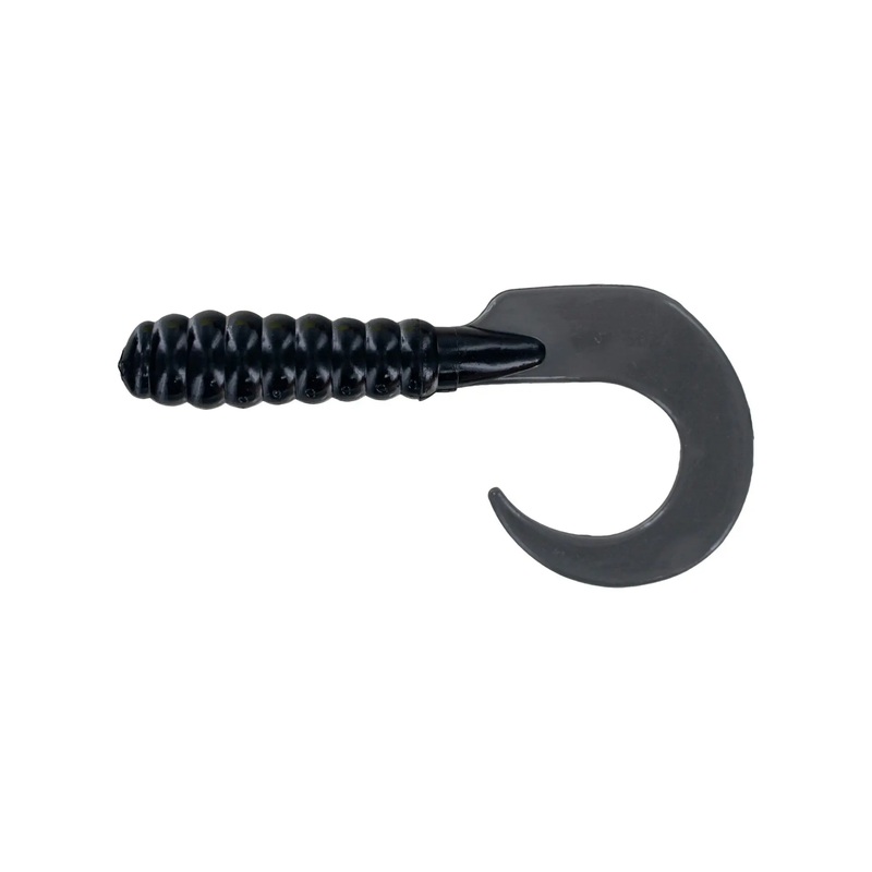 BBB 3 Curl Tail Grubs|Black|Black/Chartreuse Tail|Black/Chartreuse Shine Tail|Bubblegum/Chartreuse Tail|Chartreuse|Chartreuse Pearl|Glow|Green/Yellow|Orange|Orange/Yellow|White|Yellow