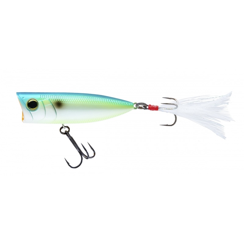 Yo-Zuri Hardcore Popper 70f|Bone|Citrus Shad|Ghost Pearl Chartreuse|Matte Black|Metallic Ghost Ayu|Purple Back Chartreuse