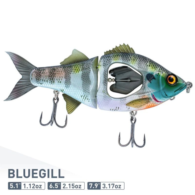 PropDuster Glider|6.5″|7.9″|Slow Sink|Bluegill|Bone|Phantom|Perch|Redear|Shad