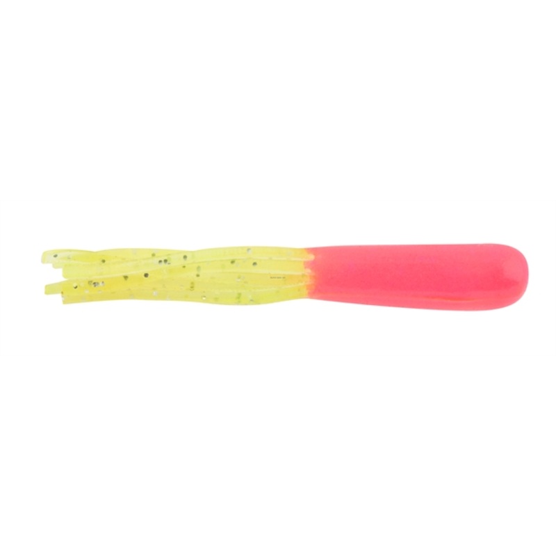 Apex Salted Mini-tube|1.5″|Black Red GL/ Chart Silver GL Tail|Chartreuse Glitter|Red Head /Silver GL Tail|Orange / Chartreuse|Pink / Pearl|Pink / Chartreuse Glitter Tail