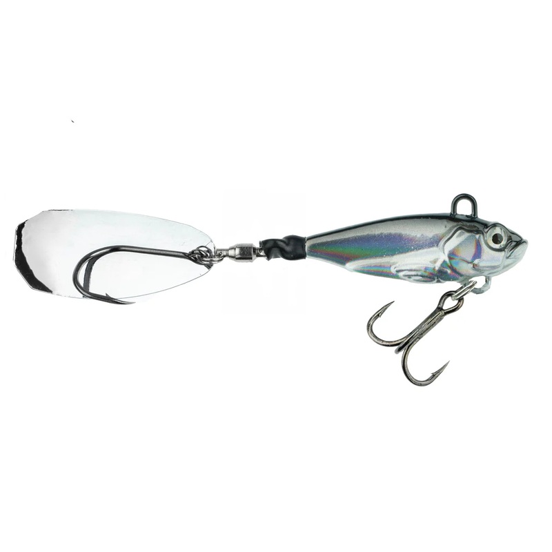 Freedom Tackle Tail Spin|1/2oz|3/4oz|Black Shad|Bright Gill|Pearl