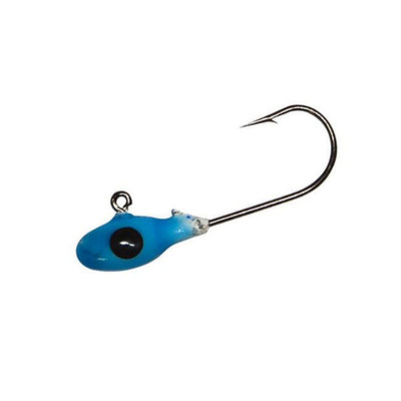 Crappie Pro Mo’Glo Jig Head|1/8oz|1/16oz|Blue Glo|Chartreuse Glo|Ghost Glo|Orange Glo|Pink Glo