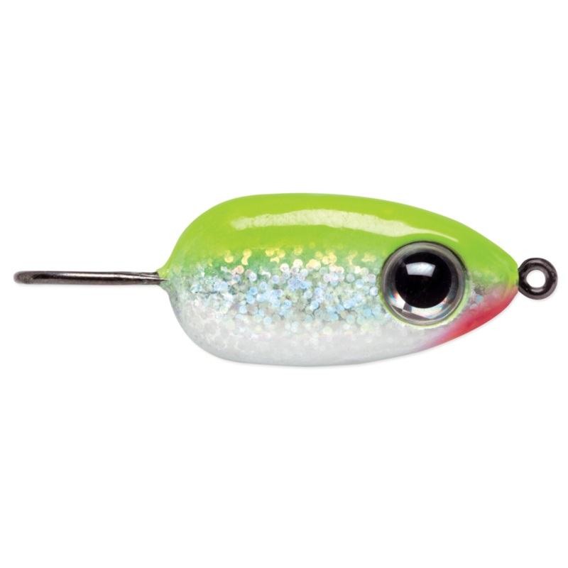 VMC Tear Drop Jig|1/16oz|Glow Blue Shiner|Glow Chartreuse Shiner|Glow Green Fire UV|Perch