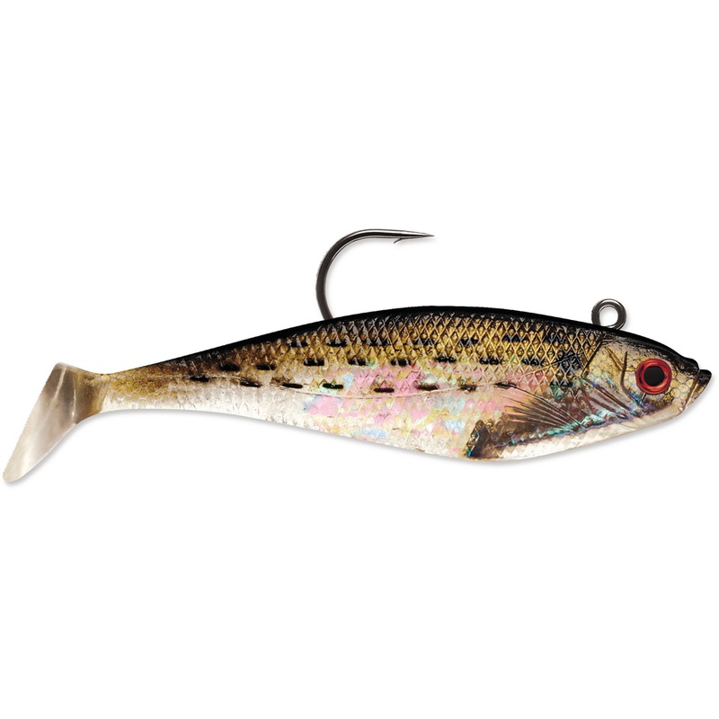 WildEye Swim Shad|4″|Bunker|Pearl|Shad