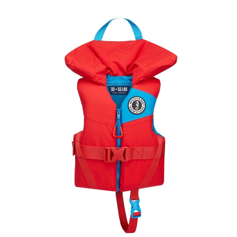 Lil’ Legends Child Foam Vest|Azure|Red