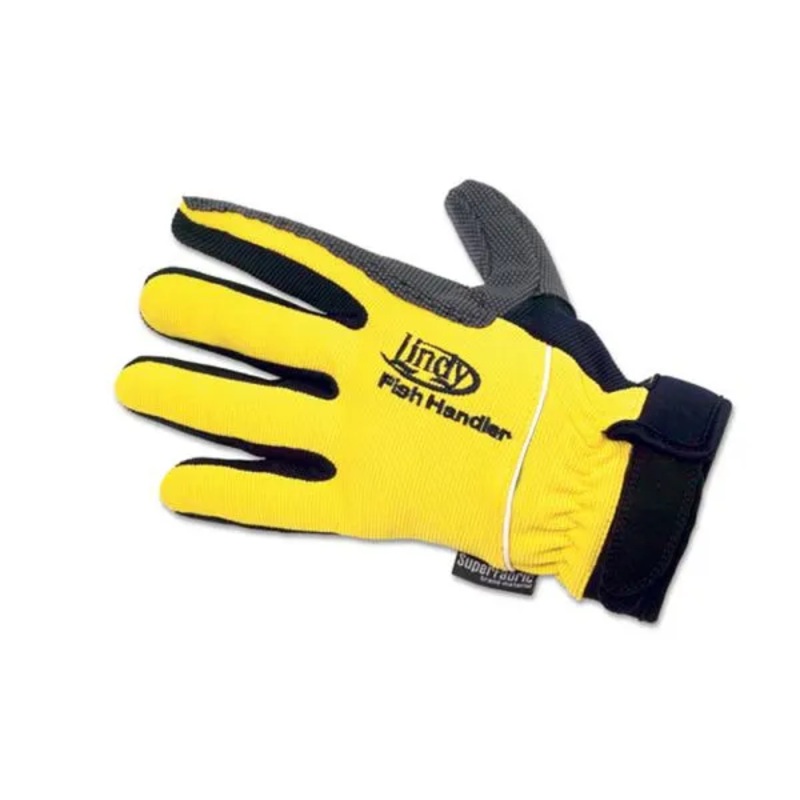 Lindy Fish Handling Gloves|S/M Yellow Left Hand|S/M Yellow Right Hand|L/XL Orange Left Hand|L/XL Orange Right Hand|XXL Orange Left Hand|XXL Orange Right Hand