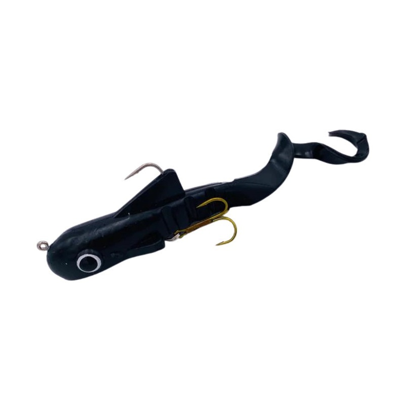 Musky Innovations Spring Dawg|Black|LOTW Perch|Natural Sucker|Black/Orange|Holo Walleye|Pearl White