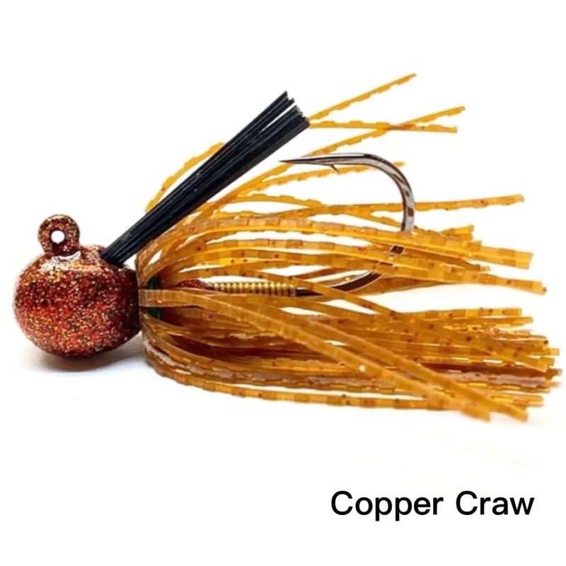 Nishine Finesse Cover Jig|1/3oz|Black/Blue Flake|Copper Craw|Pumpkin Pepper/Green Flakes|Smoke Blue|Watermelon Candy