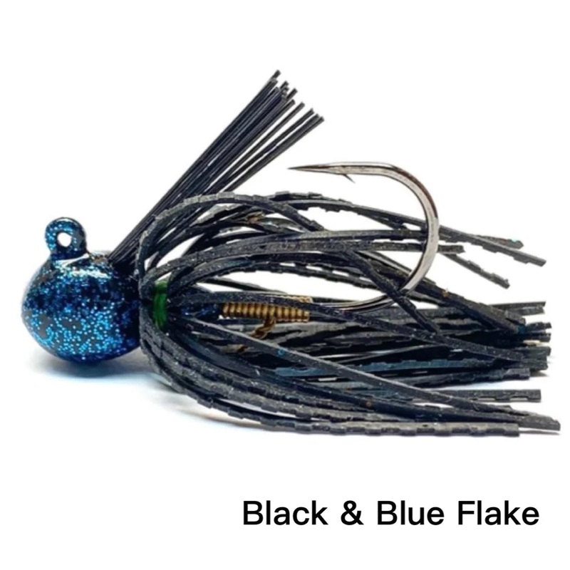 Nishine Finesse Cover Jig|1/3oz|Black/Blue Flake|Copper Craw|Pumpkin Pepper/Green Flakes|Smoke Blue|Watermelon Candy
