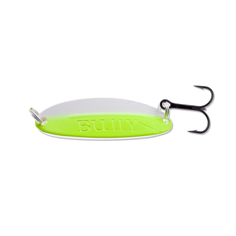 Williams Bully Spoon|9/10 OZ|Glow Blue|Glow Chartreuse|Glow Pink|Gold NuWrinkle|Silver and Gold NuWrinkle|Silver and Orange|Silver NuWrinkle|Gold