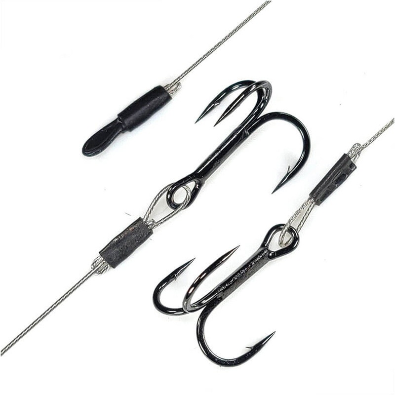 Gamakatsu Treble Hook Stinger Rig – Wire Leader
