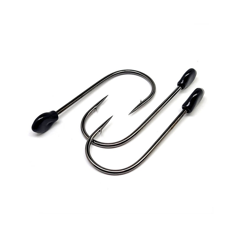 Gamakatsu Trailer Hook SP|Black|Red|1/0|2/0