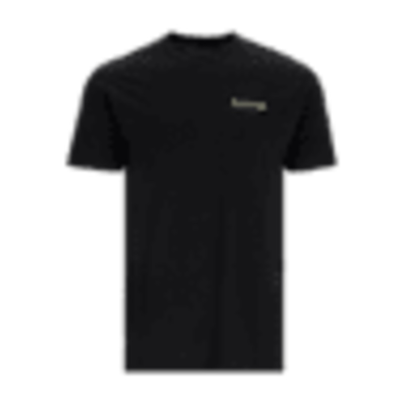 Simms Bass Outline T-Shirt|BLACK|MILITARY HEATHER|MEDIUM|EXTRA LARGE|LARGE|XXL
