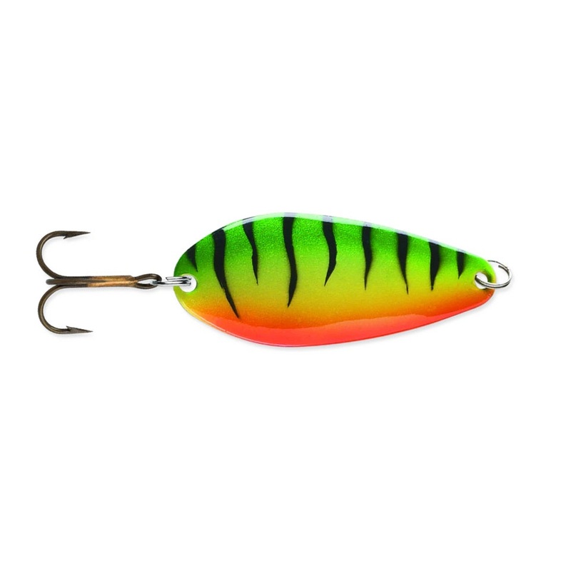 Blue Fox Strobe Spoon|1/4 oz|3/8 oz|5/8 oz|3/4 oz|1 oz|Firetiger|Five of Diamonds|Hammered Brass|Hammered Silver|Red White|Hammered Brass/Fire Stripe|Black White|Hammered Nickle/Blue