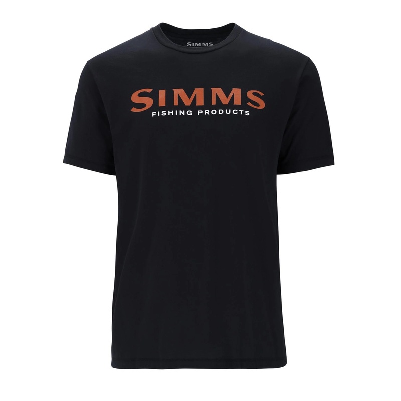 Simms M’s Logo T-Shirt|Jet Black|Black-Neon|RC Dark Clover/Military Heather|RC Olive Drab/Oatmeal Heather|Dark Gunmetal/Heather|Loden Heather|M|L|XL|XXL