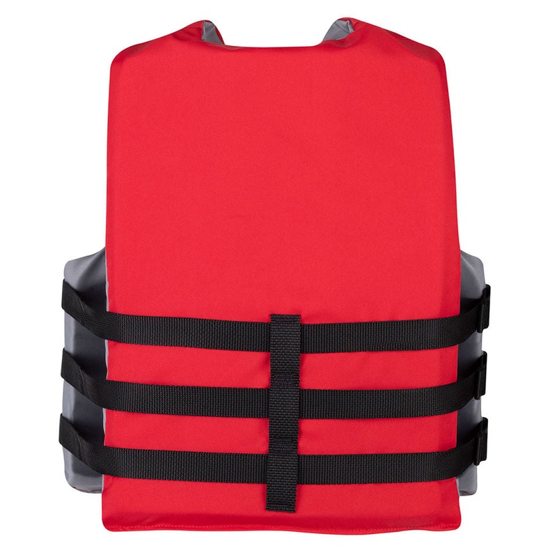 Full Throttle Adult Universal Ski Life Jacket – Red