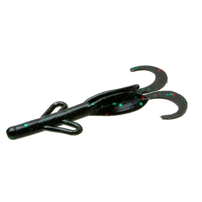 Zoom Brush Hog|Alabama Craw|Black Emerald|Green Pumpkin|Pumpkin|Sungill|Watermelon Green Orange
