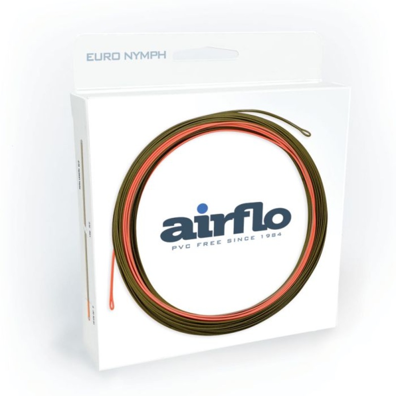 AirFlo Euro Nymph Fly Line|Olive