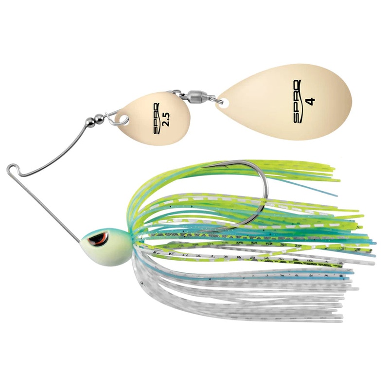 SPRO Thumper Spinnerbait|Chartreuse|Chart/Orange/Orange|Chart/White|Chart/White/Red|Citrus Shad|Flame|Pearl White|1/2oz|3/8oz