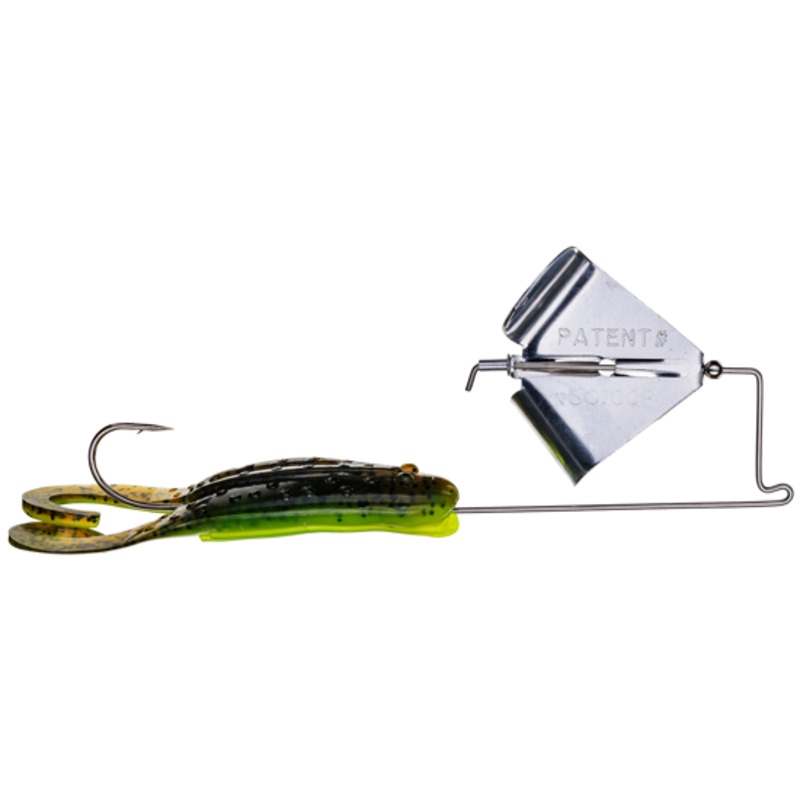 Strike King KVD Toad Buzz|3/8oz|94-Green Pumpkin w/Chartreuse Belly|84-Pearl|47-Green Pumpkin/Pearl Belly|210-Black