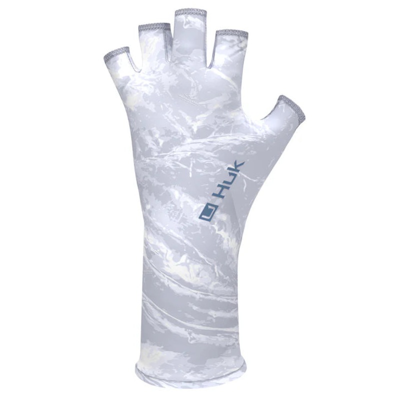 Huk Mossy Oak Sun Glove|978-Stormwater Bonefish|Medium/Large|Large/X-Large