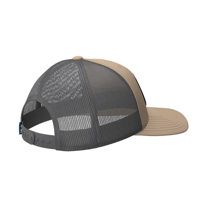 Huk Bold Patch Trucker Hat|319-Overland Trek|377-Cypress Landing