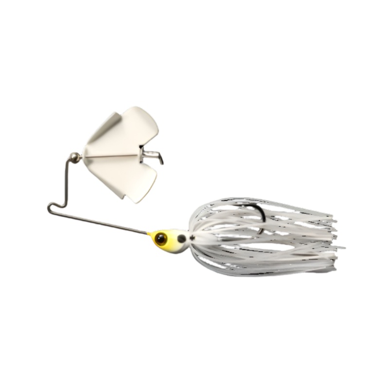 Jackall Derabuzz|1/4oz Dera Black|1/4oz Dera White|1/4oz Pearl Chartreuse