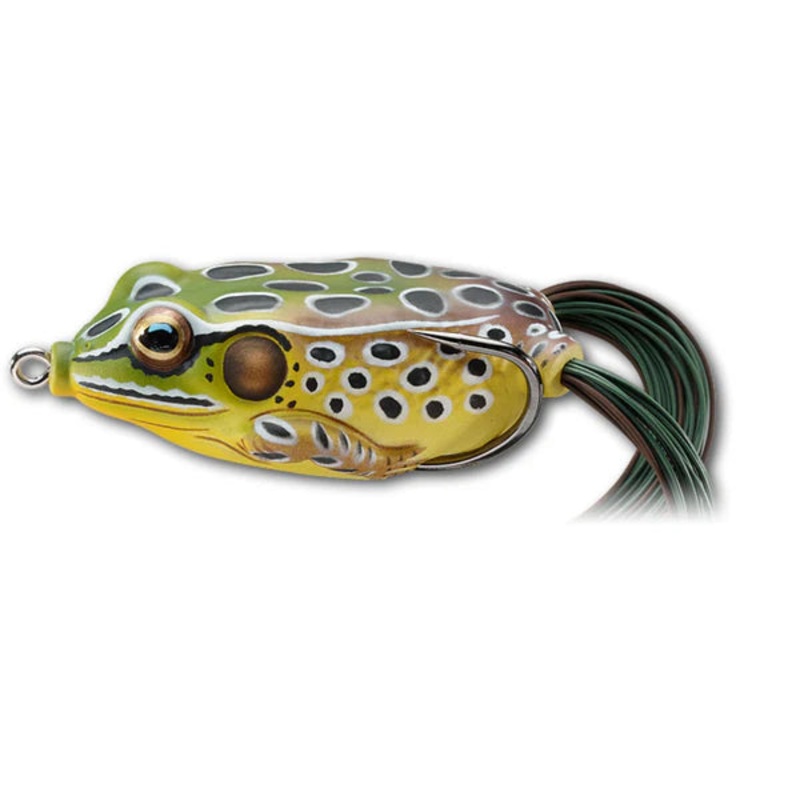 Live Target Frog|Emerald/Brown|Yellow/Black|Black/Black|Floro Green/Yellow|Green/Yellow|Tan/Brown|1-3/4″ (1/4oz)|2-1/4″ (5/8oz)|2-5/8″ (3/4oz)