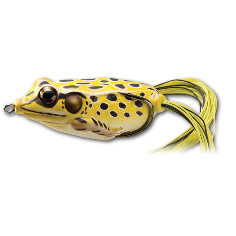Live Target Frog|Emerald/Brown|Yellow/Black|Black/Black|Floro Green/Yellow|Green/Yellow|Tan/Brown|1-3/4″ (1/4oz)|2-1/4″ (5/8oz)|2-5/8″ (3/4oz)
