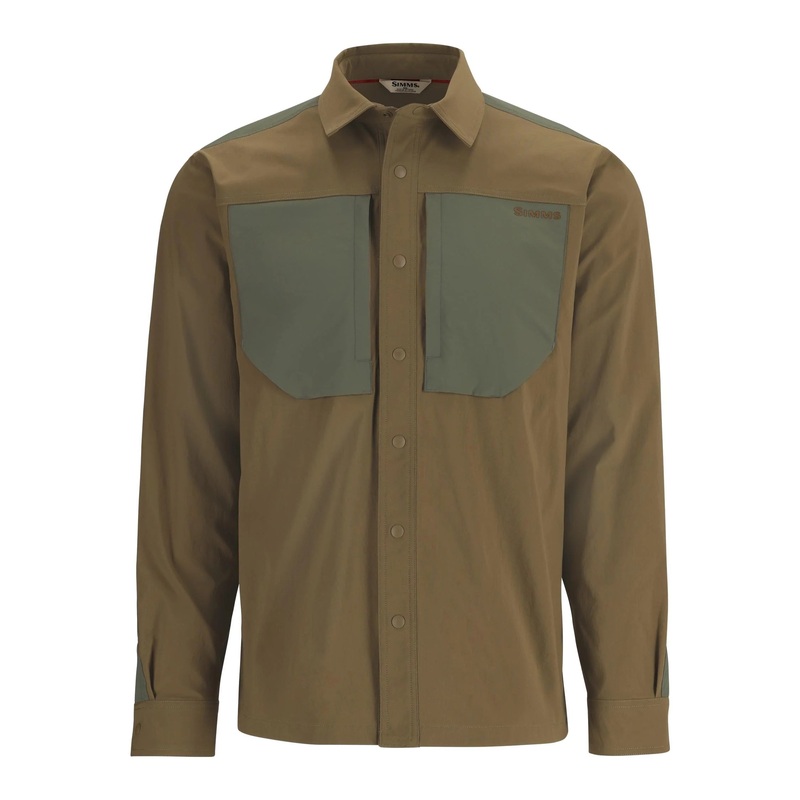 Simms M’s Confluence Shirt – Driftwood/Loden