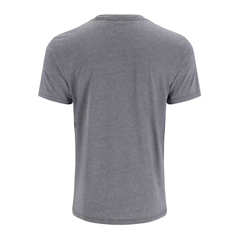 Simms M’s Troutscape T-Shirt – Athletic Heather