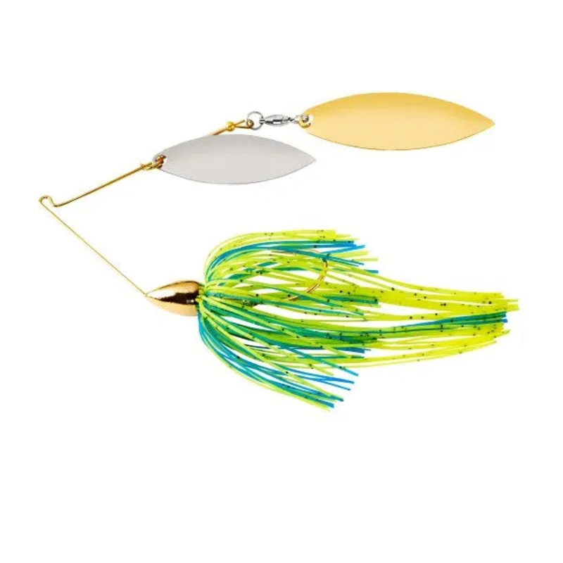 War Eagle Gold Frame Spinnerbait – Double Willow