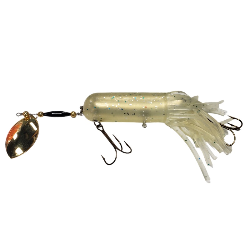 Red October Vibe Tube|Baby Musky|Black|Black Orange|Silver|Walleye|White