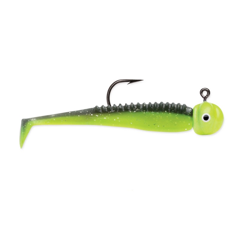 VMC Boot Tail Jig – 1/16oz|Chartreuse Pearl|Black Chartreuse Glow|Glow Chartreuse|Glow|Glow Shiner|Pearl White|Purple Pearl|Red Pearl Glow