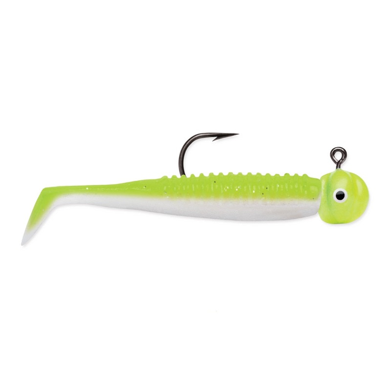 VMC Boot Tail Jig – 1/16oz|Chartreuse Pearl|Black Chartreuse Glow|Glow Chartreuse|Glow|Glow Shiner|Pearl White|Purple Pearl|Red Pearl Glow